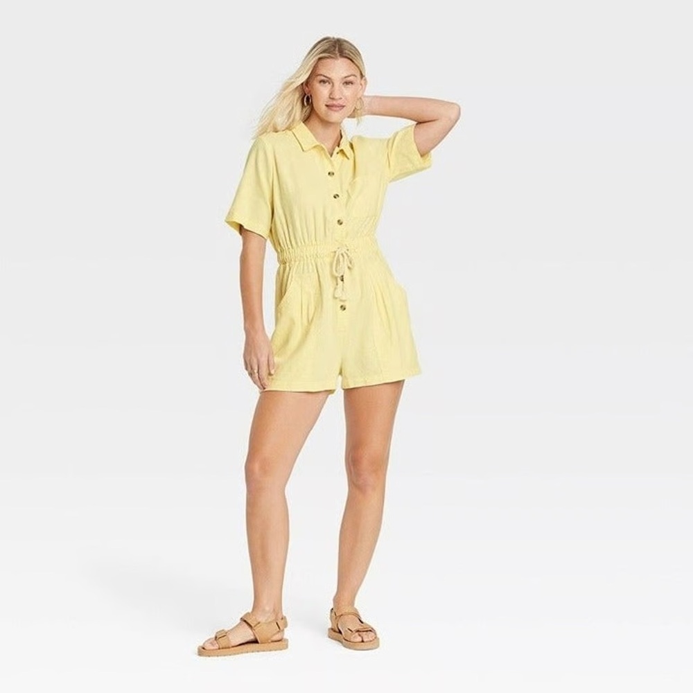Yellow Romper Brand New without tags